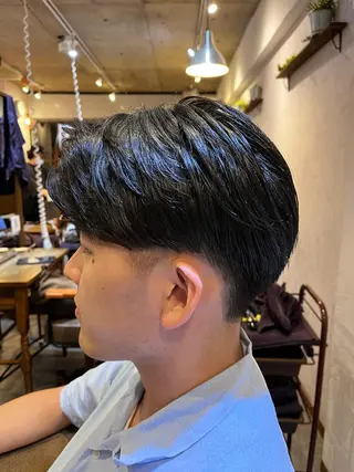 ショート メンズ Hair relaxation drop大森所属・佐藤槙哉 サトウシンヤのヘアスタイル