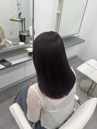 ロング カラー 🕯コバ/レイヤー/ 透明感/縮毛🕯のヘアスタイル