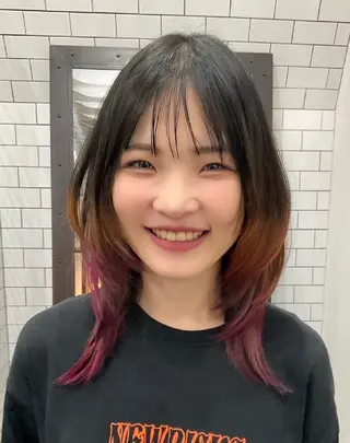 ミディアム 紙屋町　legare 🌈山村　麻美　のヘアスタイル