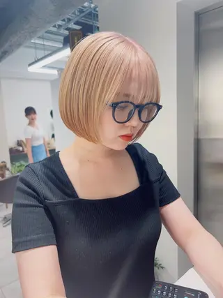 ショート カラー ヘアアレンジ 【代表】 たき〜のヘアスタイル