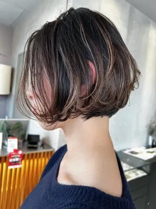 パーマ 顔まわりカット/艶髪 カラー✨けいとのヘアスタイル