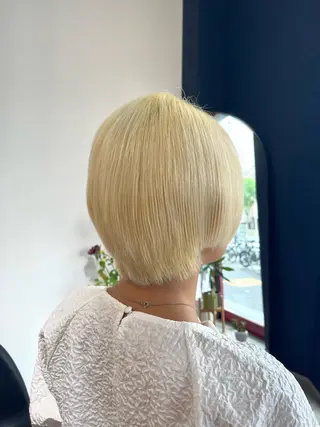 ショート カラー 🦩梅田暖色カラー 🦩Mioのヘアスタイル