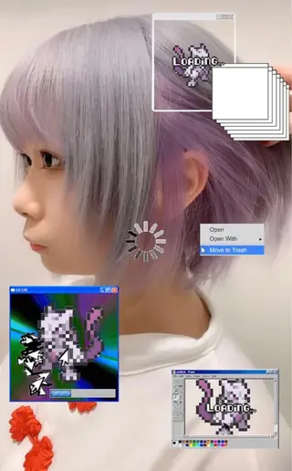 ショート カラー ハイトーン/ウルフ /小澤凌祐🦕のヘアスタイル