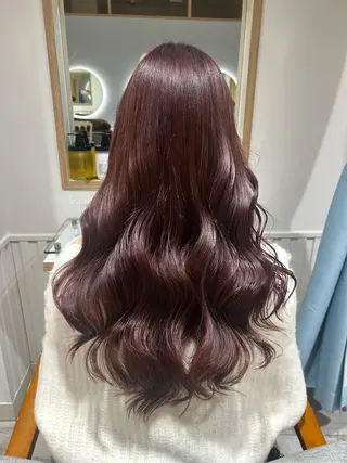 ロング カラー 大川 夏実のヘアスタイル