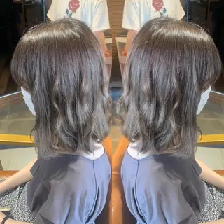 ミディアム カラー 韓国🇰🇷 ✂︎hair 内田愛のヘアスタイル