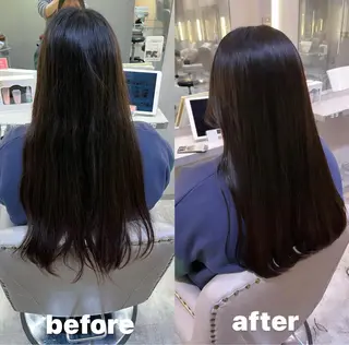 ロング カラー RIYA❤︎ Aujuaソムリエのヘアスタイル