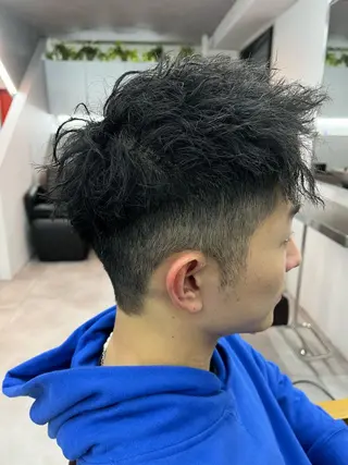ショート ✂️波パーマ⭐️ツイ スパ✂️RYOのヘアスタイル