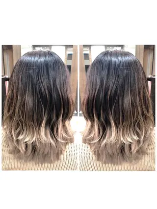 ミディアム カラー ブリーチ/髪質改善 🍊店長MASAKiのヘアスタイル