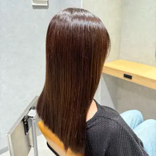 セミロング カラー 須田 柚希のヘアスタイル