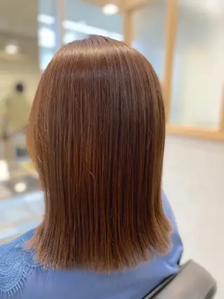 ミディアム 小島あゆ美/髪質改善 /縮毛矯正/ケラコラのヘアスタイル