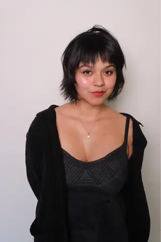 ミディアム カラー ヘアアレンジ @kyoniyy KYONIのヘアスタイル