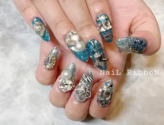 ネイル ネイルリボン 伊藤のネイルデザイン