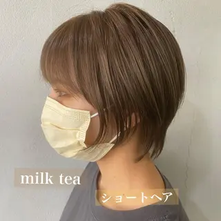 ショート カラー 舟橋 りんかのヘアスタイル