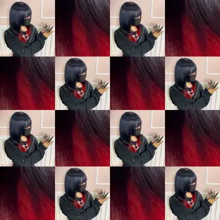 セミロング カラー DESIGNSALON LIA所属・問屋町のブリーチデザ イン屋さん🌈ゆうまのヘアスタイル