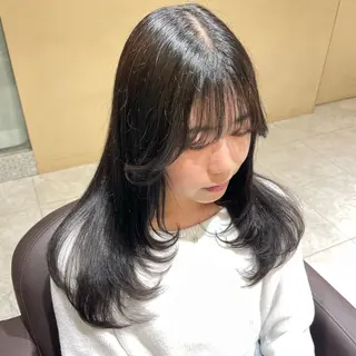 セミロング 大島 一希のヘアスタイル