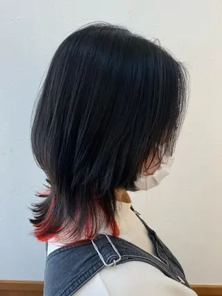 ミディアム カラー ✴︎ヒラガカナ✴︎ ECLAT HAIRのヘアスタイル