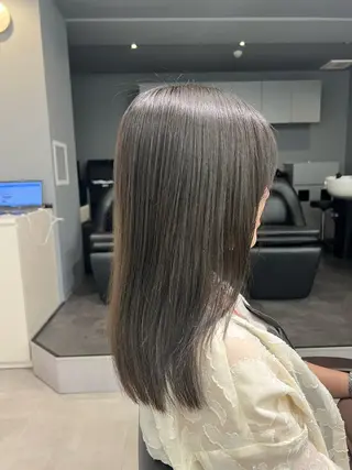 ロング カラー kei/透明感カラー /縮毛矯正/メンズのヘアスタイル