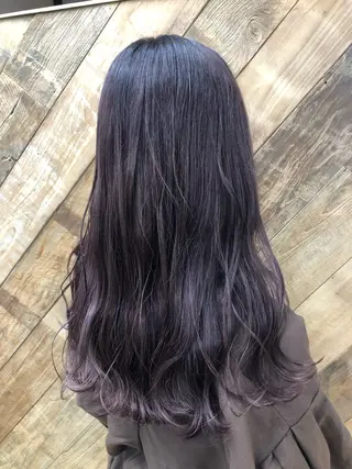 ロング カラー まつの あんじゅのヘアスタイル