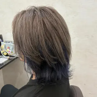 セミロング ONE.STOP. LABO/メンズのヘアスタイル