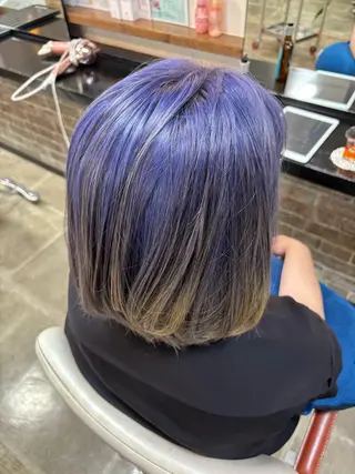 ショート カラー ヘアアレンジ イツキ🌕デザインカ ラー🥨髪質改善🫧のヘアスタイル