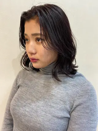 ミディアム ボブ/透明感カラー 🧸YUI❤️のヘアスタイル