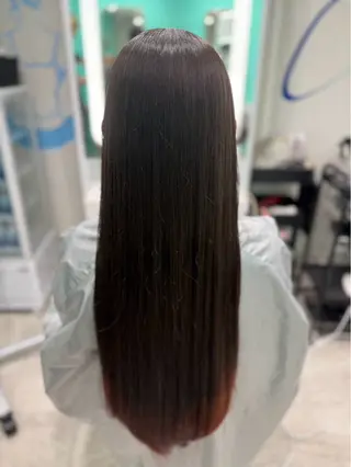 ミディアム カラー せもと かなこのヘアスタイル