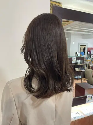 セミロング 🦋透明感 艶カラー Rie🦋のヘアスタイル
