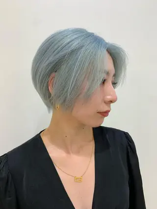 ショート カラー 韓国風/顔周りカット /髪質改善RYOTAのヘアスタイル