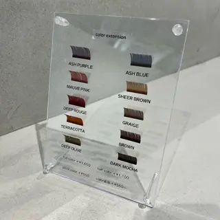 マツエク・マツパ Tsubata ⭐︎のマツエク・マツパデザイン