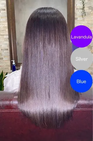 ロング カラー 多賀 順平のヘアスタイル