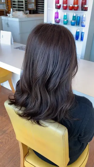 セミロング カラー OXCREATION Yukiのヘアスタイル