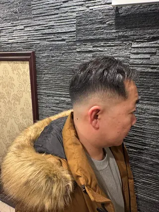 ショート メンズ ヒロ銀座　プレミアムバーバー目黒店所属・ほり たつみのヘアスタイル