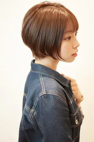 ショート カラー ディレクター ノナカのヘアスタイル