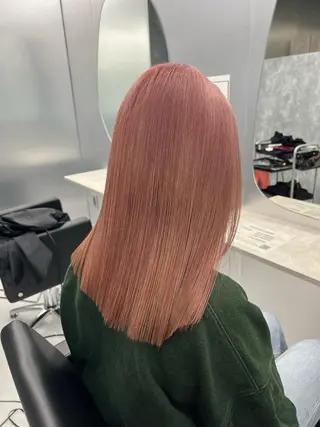 ロング カラー 👑垢抜け韓国ヘア ハッシュカット唯澄のヘアスタイル