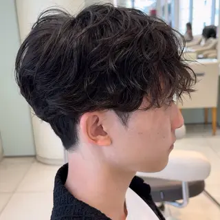 パーマ メンズ メンズ縮毛矯正 ♠️店長下平隼人のヘアスタイル
