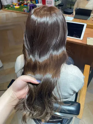 ロング カラー lift by mag所属・ユナ ナチュラル／透明感のヘアスタイル