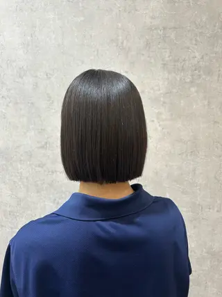 ショート 切りっぱなしボブ特化 美容師/杏実のヘアスタイル
