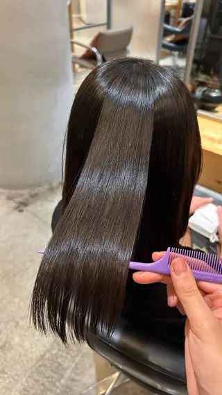 セミロング 艶カラー/レイヤー 🦋AKARI🦋のヘアスタイル