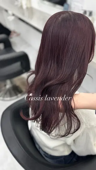 セミロング カラー 🎀愛されgirly ヘア🫧Ayakaのヘアスタイル