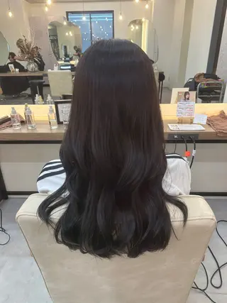 ロング カラー 🌿ʏᴀᴇᴋᴀ 🌿ﾜﾝｶﾗｰのヘアスタイル