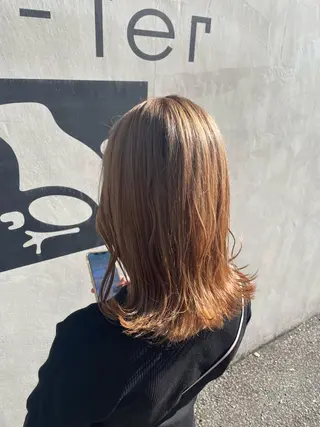 ミディアム 韓国ヘア/レイヤー 🇰🇷/艶髪/長橋のヘアスタイル