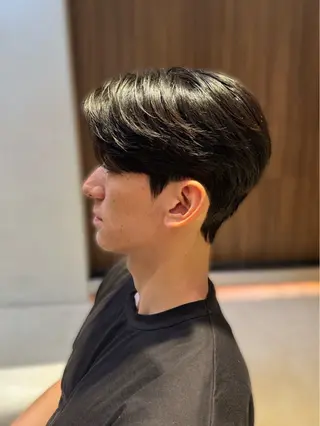 ショート パーマ メンズ YUKI🇰🇷 カルマ／ダウンパーマのヘアスタイル