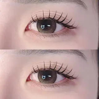 マツエク・マツパ 心斎橋美眉🖤 束間マツエクKisaのマツエク・マツパデザイン