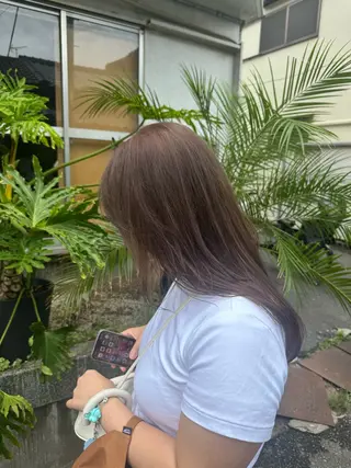 カラー 大迫 江梨のヘアスタイル