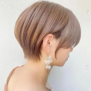 ショート カラー lab.by ioe中崎店所属・中北篤志 ショートボブのヘアスタイル