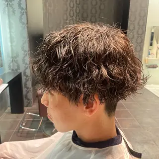パーマ メンズ 中河 美裕のヘアスタイル