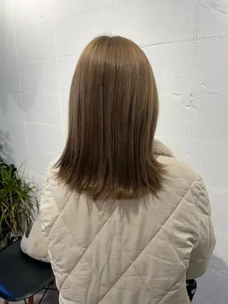 ミディアム 立野 真理恵のヘアスタイル