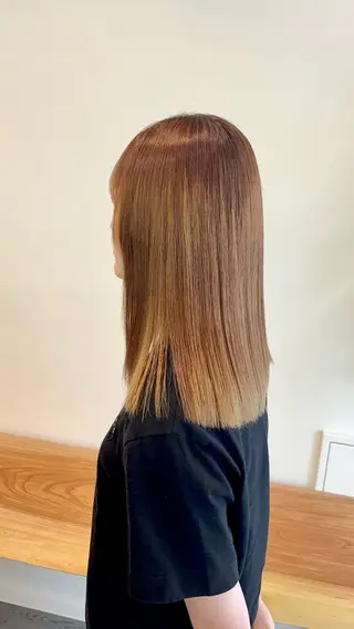 ロング カラー ヘアアレンジ メンズ 大西 れいやのヘアスタイル
