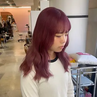 カラー LUNTY NAMBA 難波駅前店所属・透け感ベージュ 🪐REN🪐のヘアスタイル