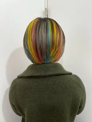 ショート 💥ウルフカット デザインあんな💥のヘアスタイル